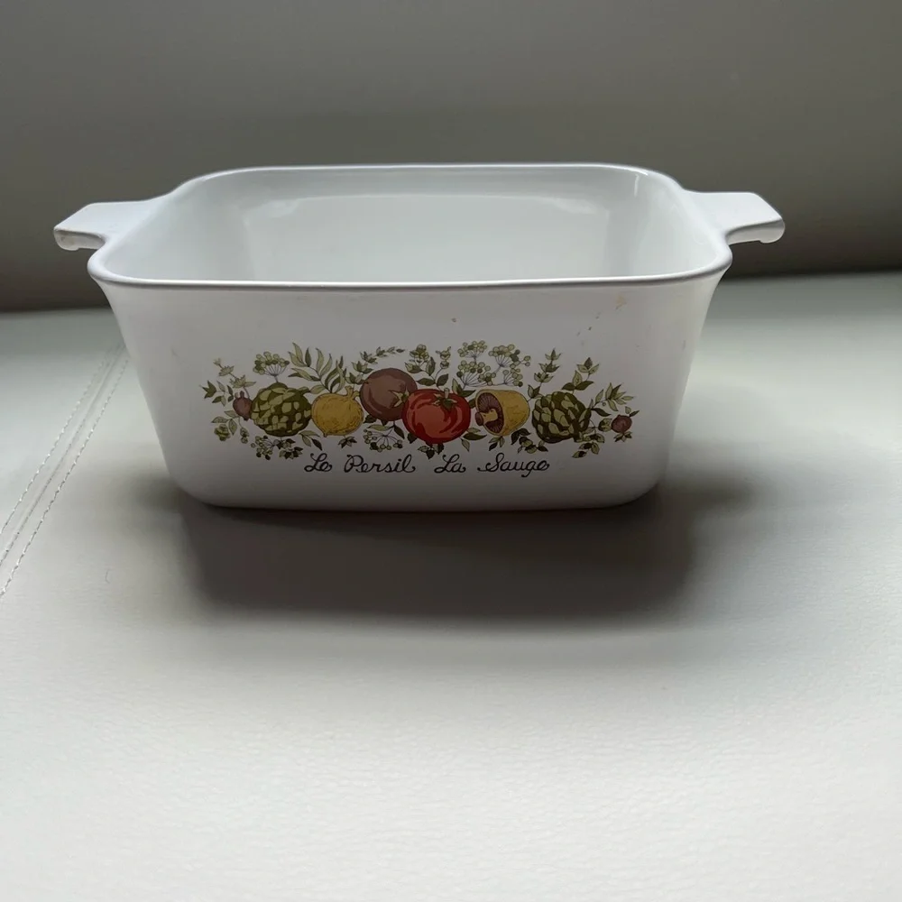 Vintage Corningware Corelle Spice of Life Le Persil La Sauge Baking Pan
